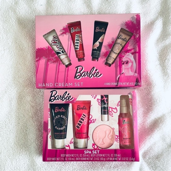 🎀 NWT Lot of 2 Barbie Sets – Hand Cream & Spa Collection (Rare) 🎀 - Picture 2 of 14